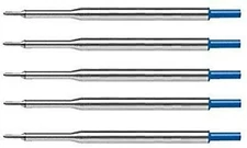 5 Intrepid Fine Blue Ballpoint Refill : Papermate Lubriglide, Aspire, PhD Pens