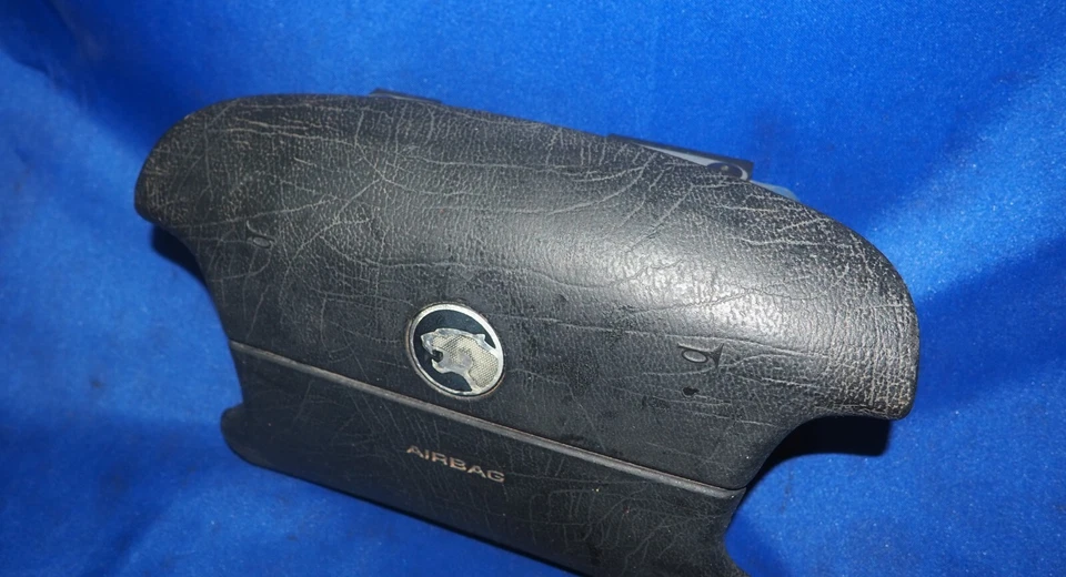 Bolsa de aire para volante izquierdo Mercury Cougar 1999 2000 negra OEM con garantía Foto 3 de 4