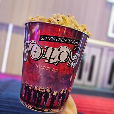 Seventeen Tour Follow Again To Cinemas Tin Popcorn Bucket & Double