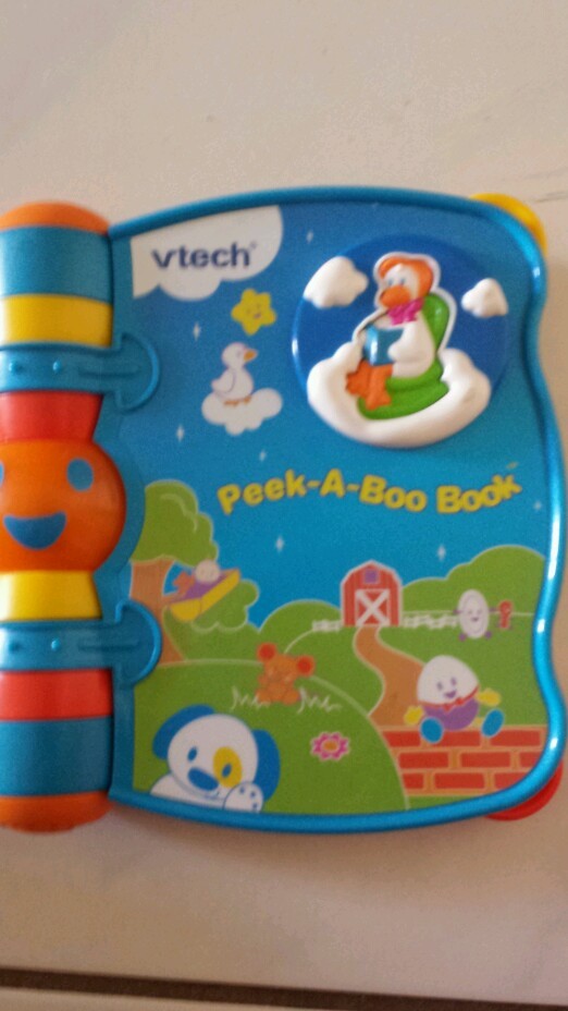 衛生日用品 PEEK-A-BOO 580 Vtech Baby Kids Peek-A-Boo Book Light & Sound Learning Toy 3m +
