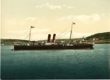 Steamship &c. S. S. “Ibex.” Great Western Ry. Co’s Steamer. Vintage Photochro PZ