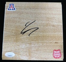 Jerryd Bayless Arizona Wildcats Signed 6x6 Floorboard JSA Authenticated