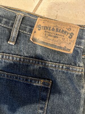 Mens Steve And Barry Worker Jean Size 36x30