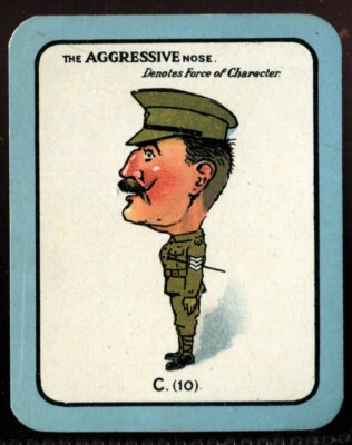 Tabakkarte, Carreras, DAS NASENSPIEL, groß, 1927, C10