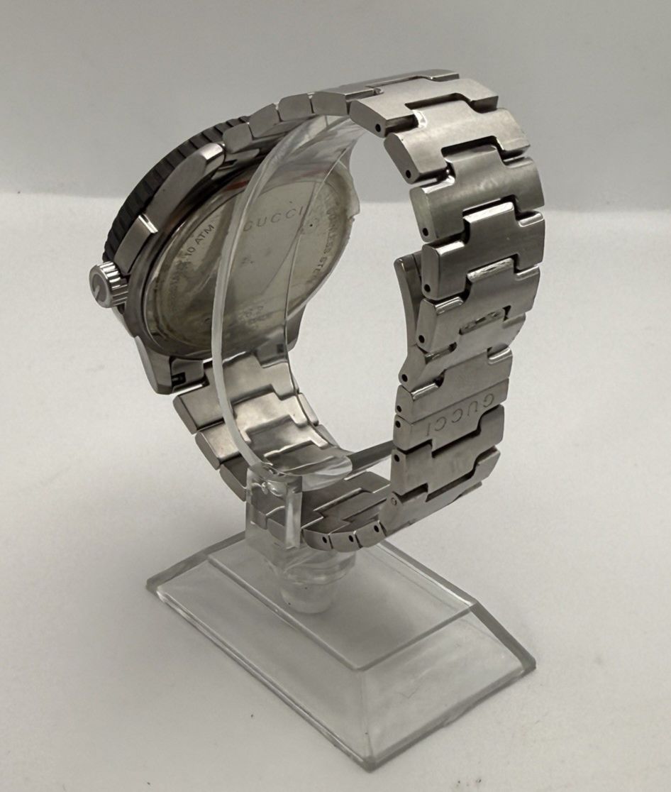 GUCCI 126.2 Navy Case Size 46mm Wrist Size 21cm Men's Watch #61182