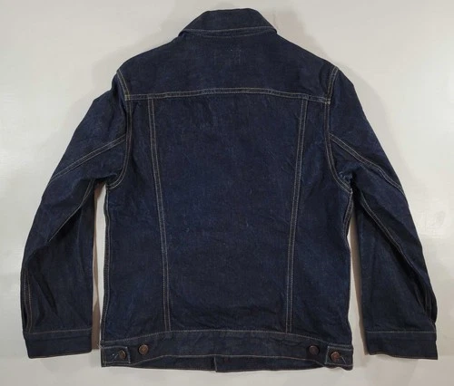 Imogene + Willie Made in USA Selvedge Denim Trucker Jean Jacket Adult S/M image 2