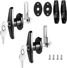 Truck Cap Latch T Handle Lock Matching Set Truck Cap Topper Camper Shell