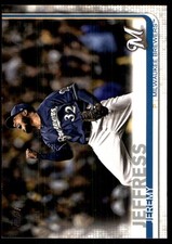 Jeremy Jeffress 2019 Topps #362 Brewers MLB READ FREE SHIPPING AutographDen