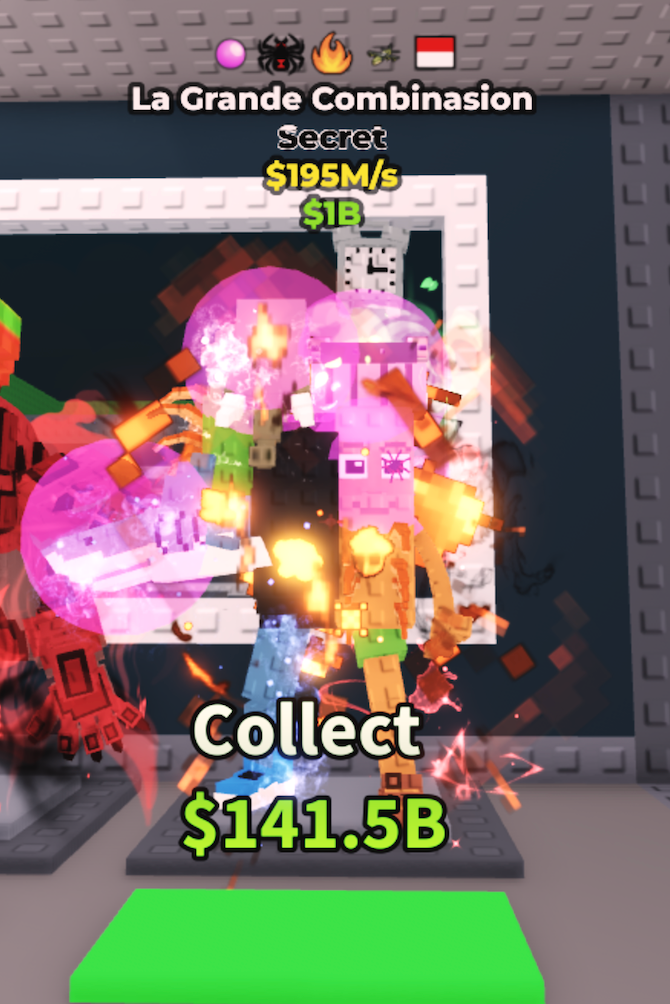 Combo Diamant 💎 Pour Roblox - La Grande Combinasion 15M/s - Neuf Sous Scellé