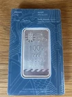 The Royal Mint Britannia 100g Silver Bullion Minted Bar 999 fine silver.