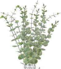 10pcs Eucalyptus Stems Artificial Eucalyptus Leaves Fake Greenery es