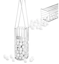 Golf Ball Picker Large 140 Balls Golf Ball Retriever No Bending Stainless Steel