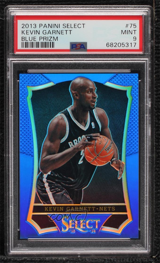 2013-14 Panini Select Blue Prizm 11/49 Kevin Garnett #75 PSA 9 MINT HOF s6i