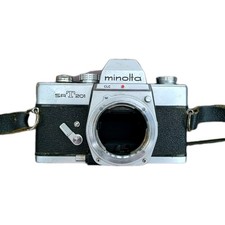 Minolta SRT 201 Silver 35mm With Different Lens Some With And Some Don't Go Wit
