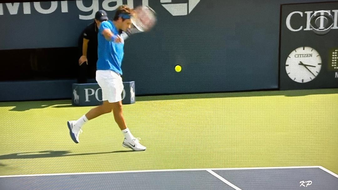 ナイキ　テニスウェア　M　フェデラー着用モデル　2007　インディアンウェルズ ナイキ テニスウェア L フェデラー着用モデル 2007 - メルカリ