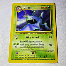 Wizards of the Coast Golbat 34/62 Fossil Uncommon 60 HP Unlimited Regular on eBay