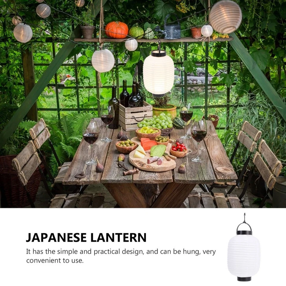 Linternas colgantes japonesas de papel de San Valentín estilo chino de 3 unidades Foto 2 de 4