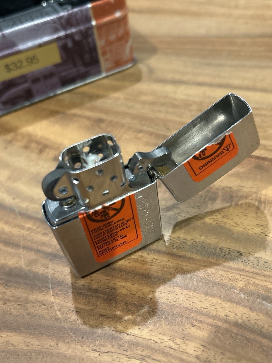 Zippo Lighter & Keychain Set Zippo Car Limited Edition Tin Box