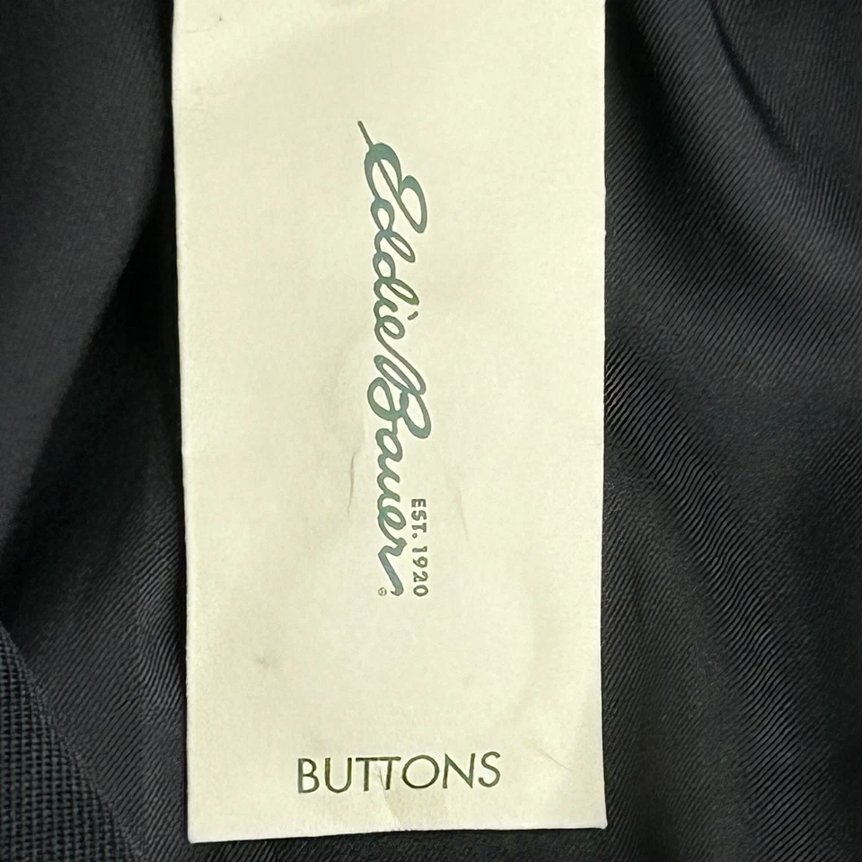 Blazer Eddie Bauer Mujer 20 Alto Mezcla Lana Dos Botones Oficina Carrera Chaqueta Foto 4 de 4