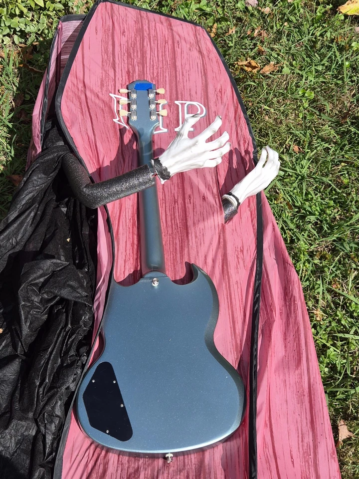 Epiphone SG Standard 61 Pelham Blue w/ Seymour Duncan JB - Image 3 of 4