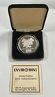 1996 New Orleans Superbowl Silver Commemorative Round .999 1ozt w/ COA