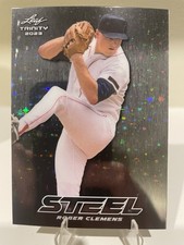2023 Leaf Trinity Mega Box - Steel Roger Clemens #S-62 Blue Stars & Dots /99