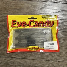 NORTHLAND 4" EYE-CANDY MINNOW PLASTIC WALLEYE FISHING LURES Black