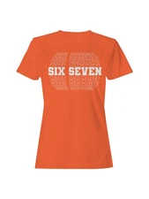 Six Seven Bold Typography Design Women's T-shirt