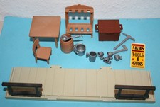 Playmobil Ersatzteile 3462 Drugstore Schild Tisch Stuhl Kiste Gewehrschrank