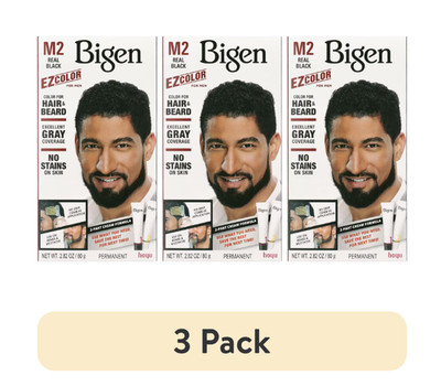 Bigen EZ Color for Men Real Black 3 Pack Permanent