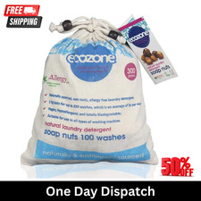 EcoZone Soap Nuts Natural Laundry Detergent, 100% Organic Biodegradable Washing