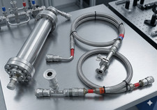 CTI Varian Cryogenic Expansion Suite 4.5" CF 1/2" Aeroquip KF25 Adapter DN63
