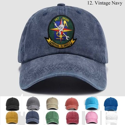 Embroidered Hat Us Naval Det Bravo Hsl-31 Arch Angels Anti-submarine Squadron