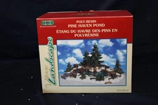 Lemax Village Collection “Pine Haven Pond” 2000 – Polyresin Christmas Village