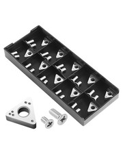 10pcs 6914-10 Negative Rake Carbide Insert, Compatible with Ammco, Carbide Re...