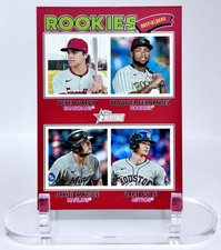 2026 Topps Heritage #392 Halpin Marsee Fernandez Cole Red Border RC Outfielders