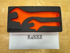 Snap-on Tools Orange Foam Organizer For 6 10 Wide Mouth Adjustable Wrenches
