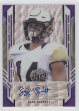 2021 Leaf Metal Draft Portrait Purple Wave 3/15 Sage Surratt #PA-SS1 Auto 4t6