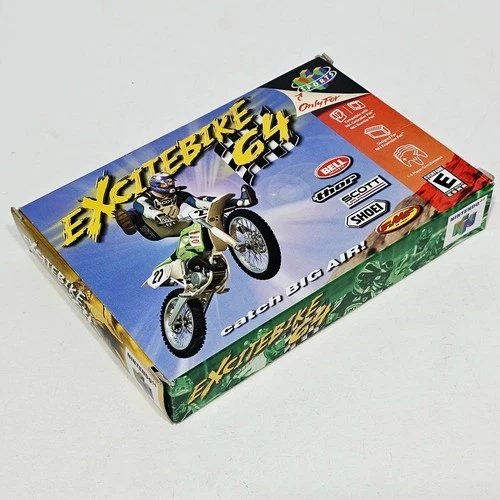 Nintendo 64 Motorrad Rennspiel EXCITEBIKE 64 us NTSC Motocross Offroad MX Racing