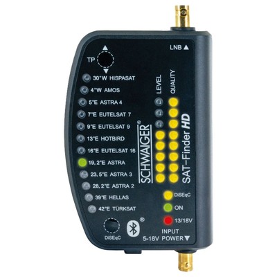 Schwaiger SF9003BT Satfinder HD Bluetooth APP 12 Satel. vorprogrammiert