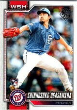 2026 Topps Series 1 #32 Shinnosuke Ogasawara Washington Nationals RC
