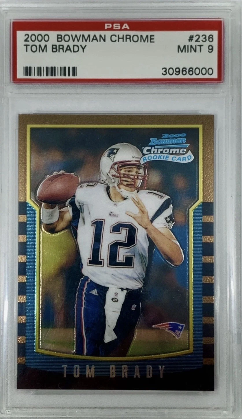 Tom Brady Bowman RC PSA 9