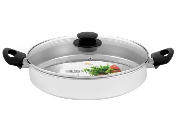 Tegame Royal Norfolk Inox Mit Bachilite Griff Glasdeckel 28 Cm-image