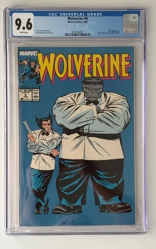Wolverine #8 Comic Book CGC Graded 9.6 Marvel Comics 6/89