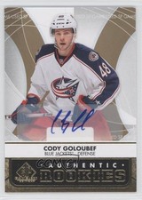 2012-13 SP Game Used Edition Authentic Rookies Auto Cody Goloubef #115 Auto 0a3