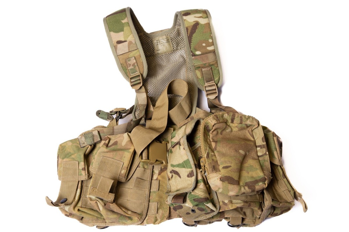 British Military PLCE Webbing Set Multicam MTP Chest Rig Complete