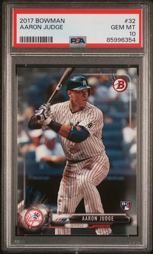 2017 Bowman Aaron Judge #32 Rookie PSA 10