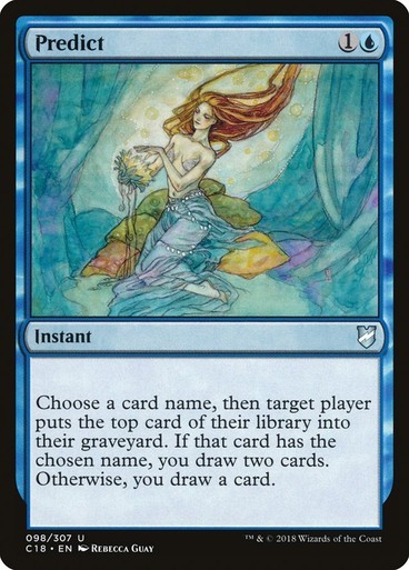 NM Predict, MTG, Commander 2018, Magic the Gathering, 98