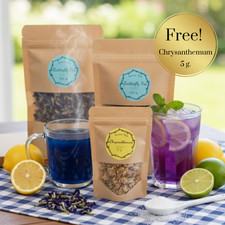 Butterfly Pea Flower  100g | Blue Herbal , Natural Dried Flowers, UK Stock