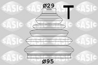 Sasic Faltenbalgsatz, Antriebswelle 1906027 FüR VW Seat Skoda Audi
